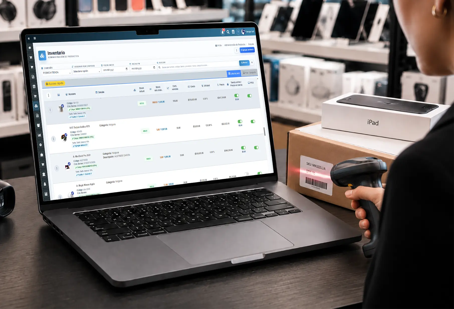 Software de inventario Posmovi para controlar productos desde web