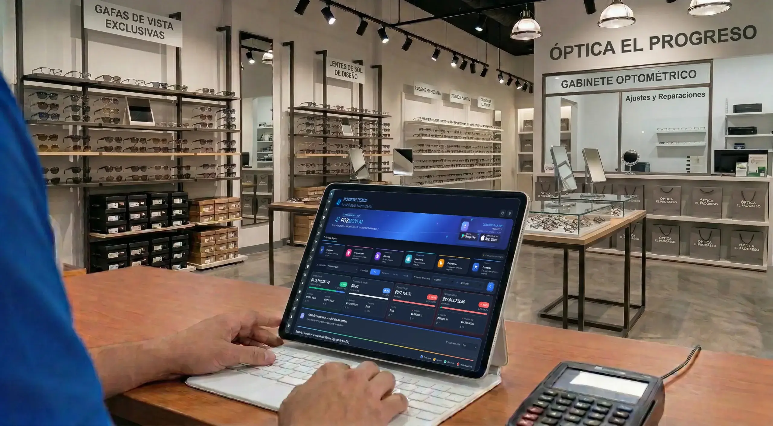 Elegir productos durante la facturación electrónica en tu óptica
