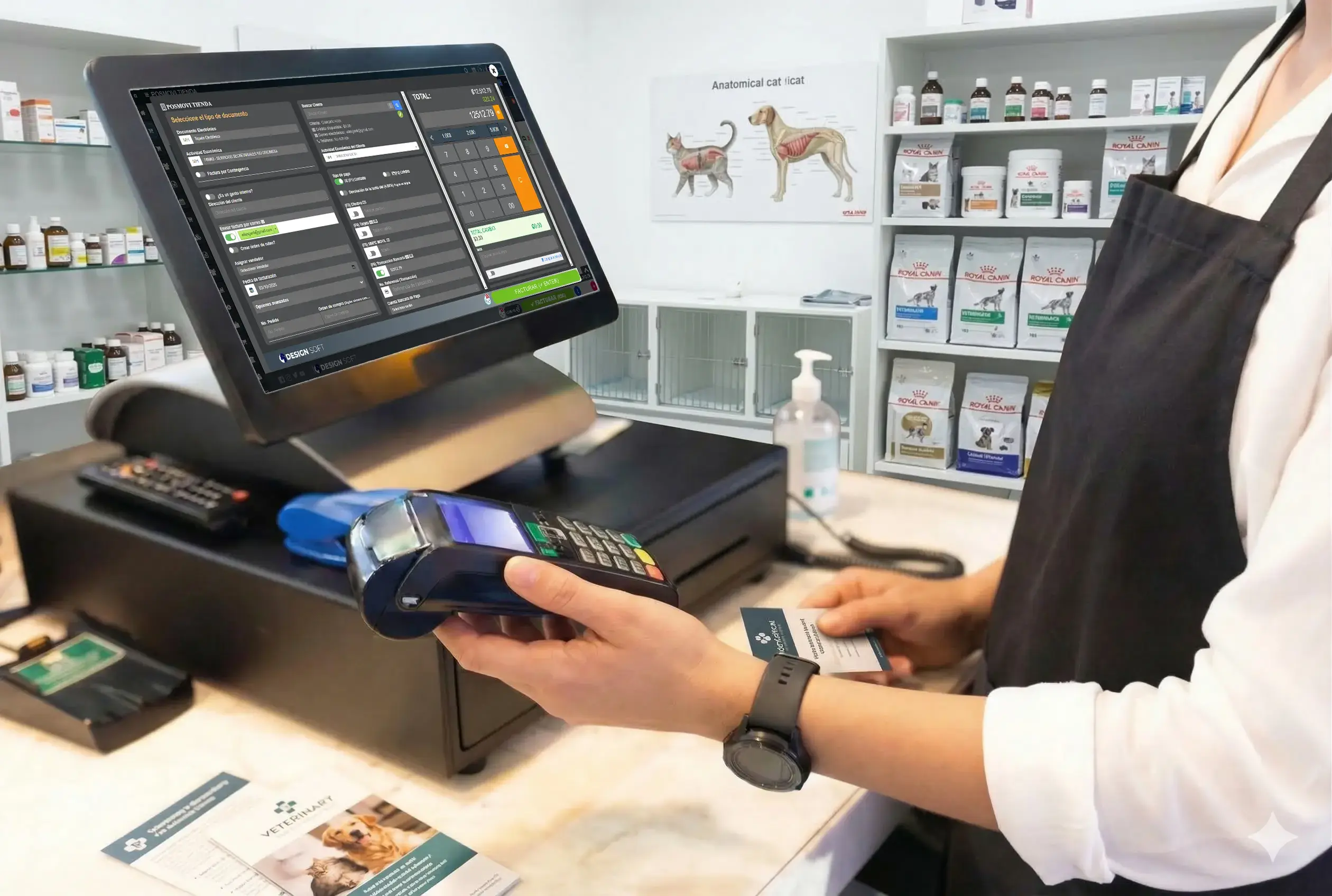 Cobro y emisión de factura electrónica en tu veterinaria