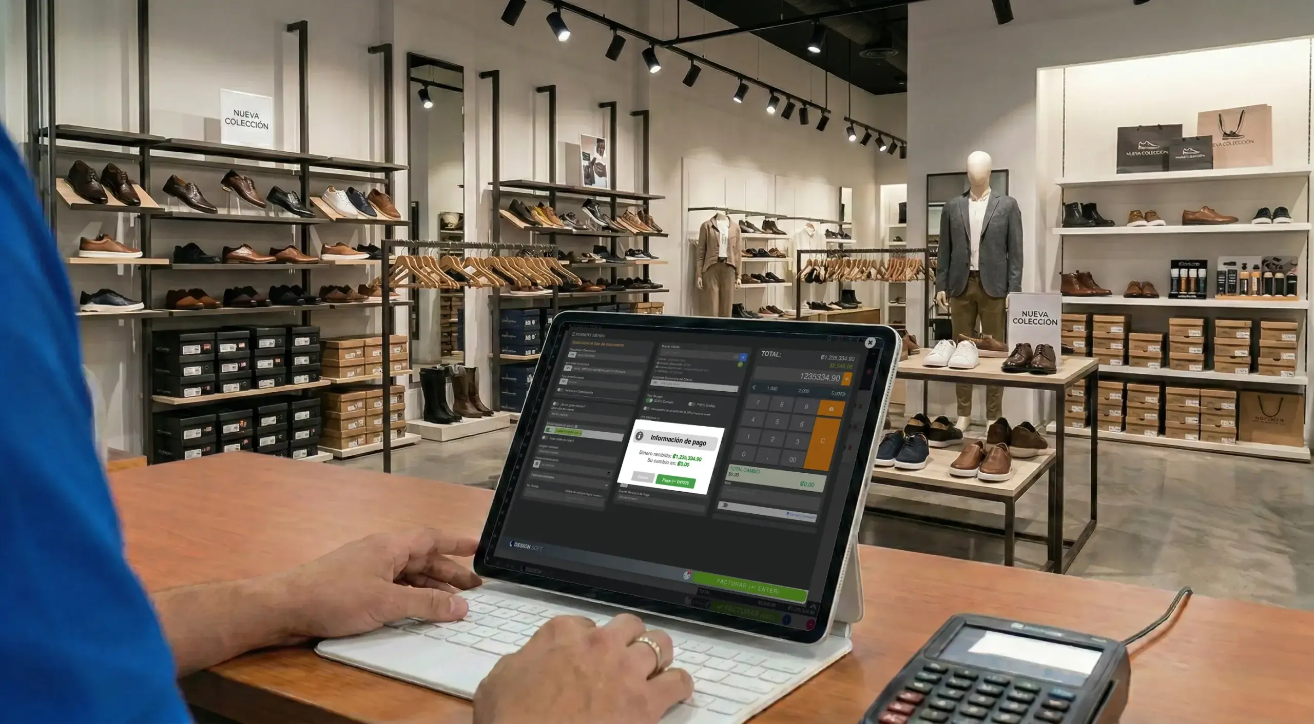 Elegir productos durante la facturación electrónica en tu zapatería