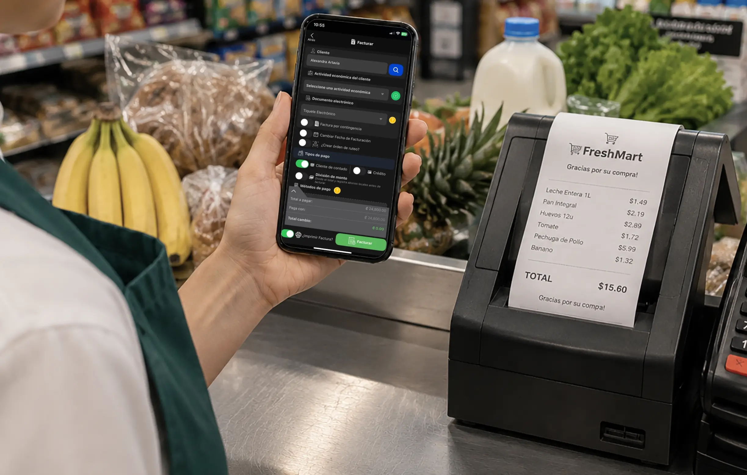 Software POS para supermercados con control de productos y ventas