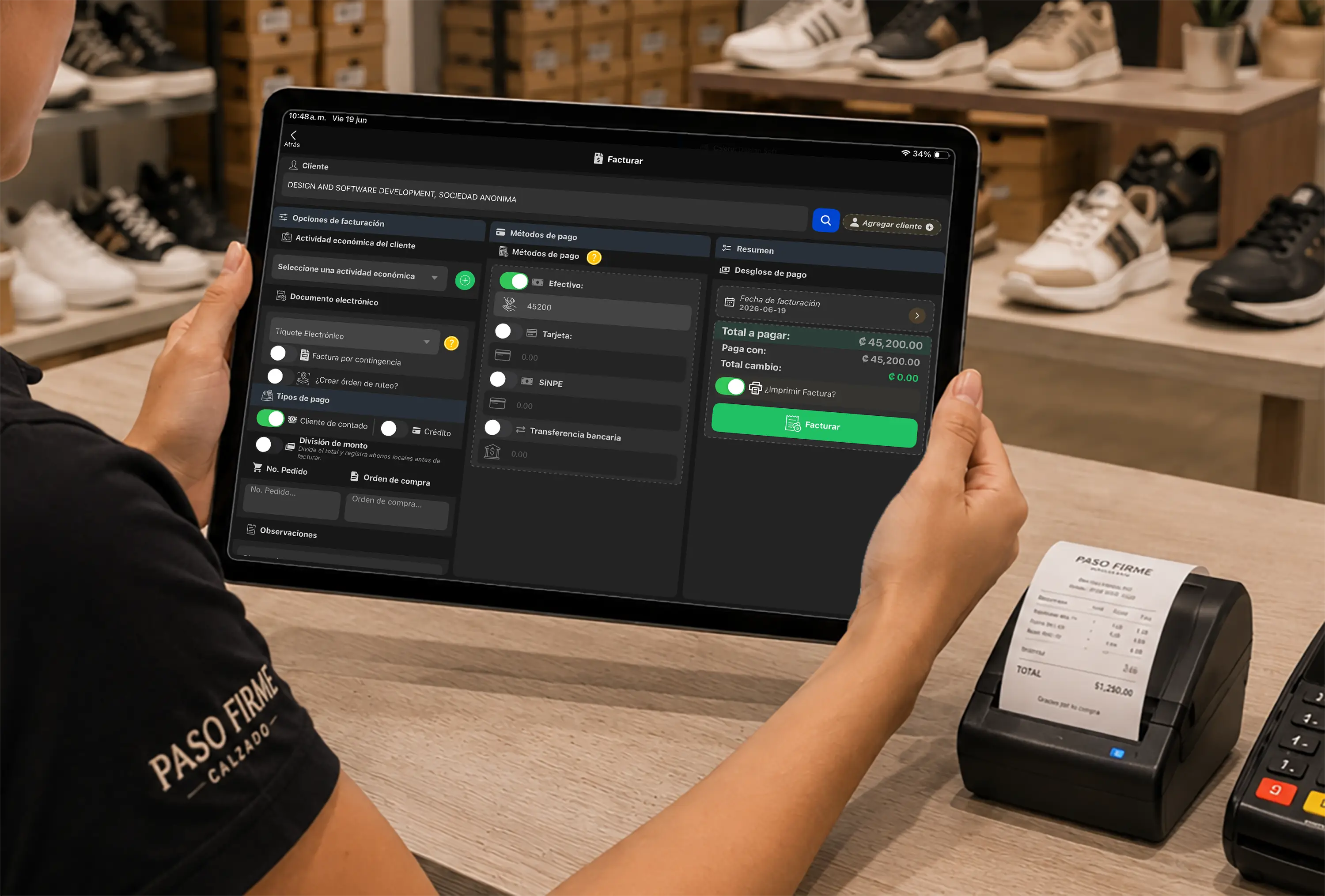 Software POS para zapaterias y fabricantes de calzado