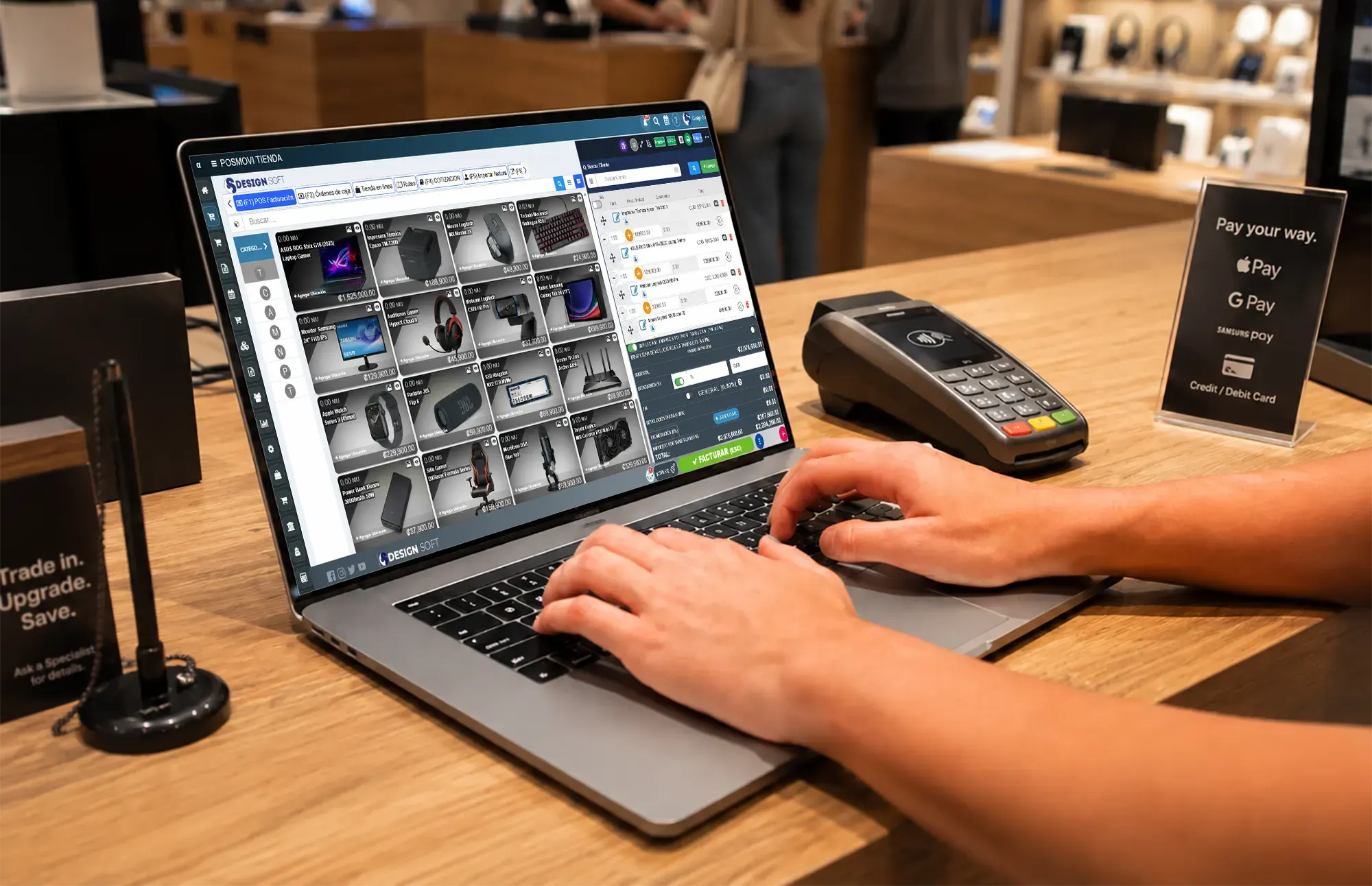 Panel de POSMOVI para administrar ventas y punto de venta