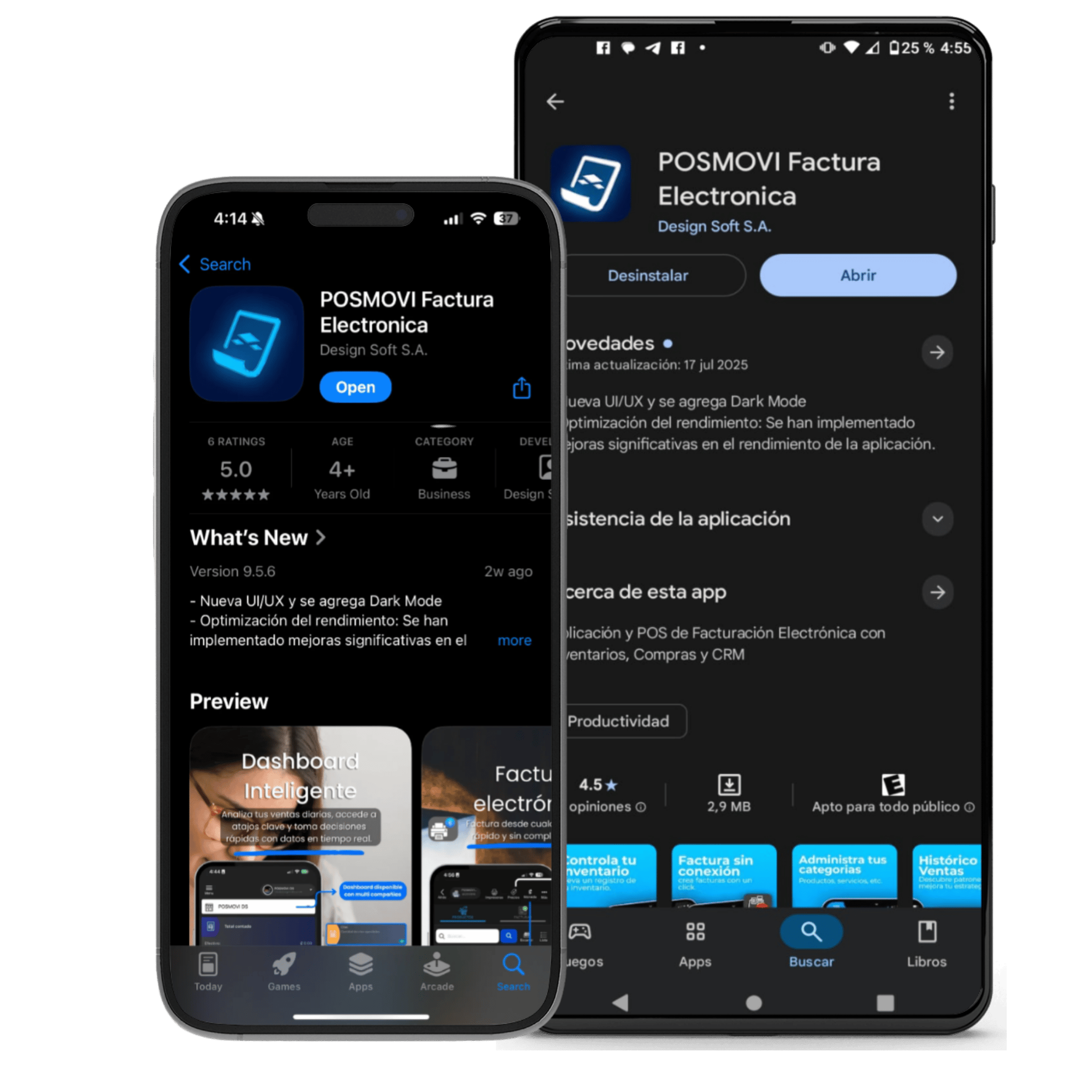 Sistema y app POSMOVI para negocios