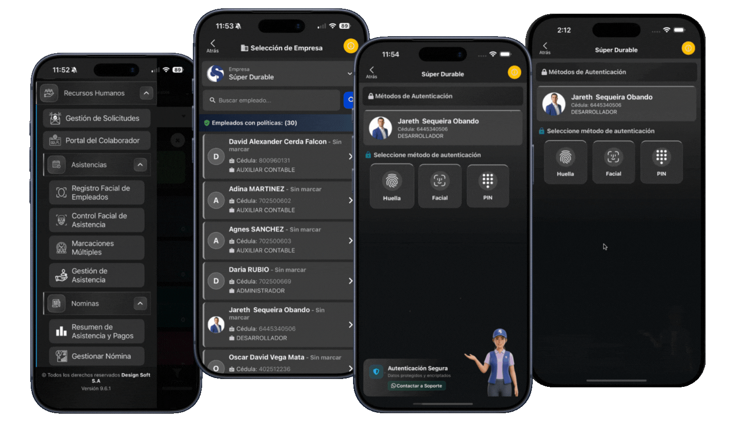 Vista del módulo de multimarcadas en Posmovi