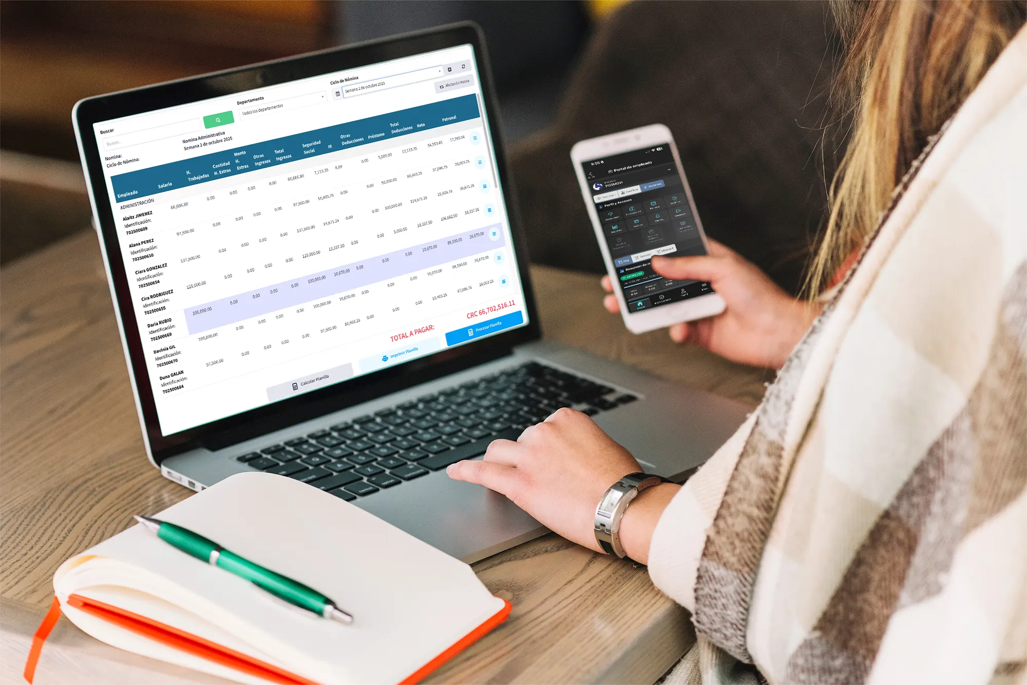 Procesamiento de Pago de Planilla y Cálculos