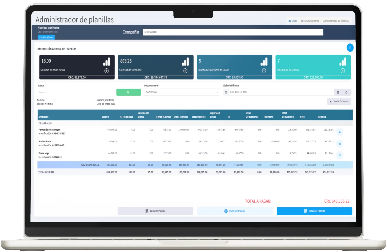 Procesar Planilla Posmovi