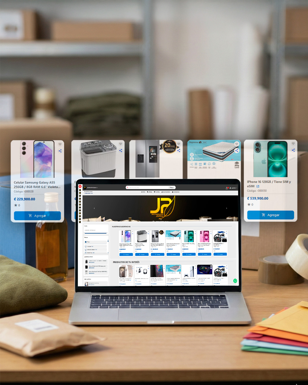 Módulo de Tienda en Línea Posmovi