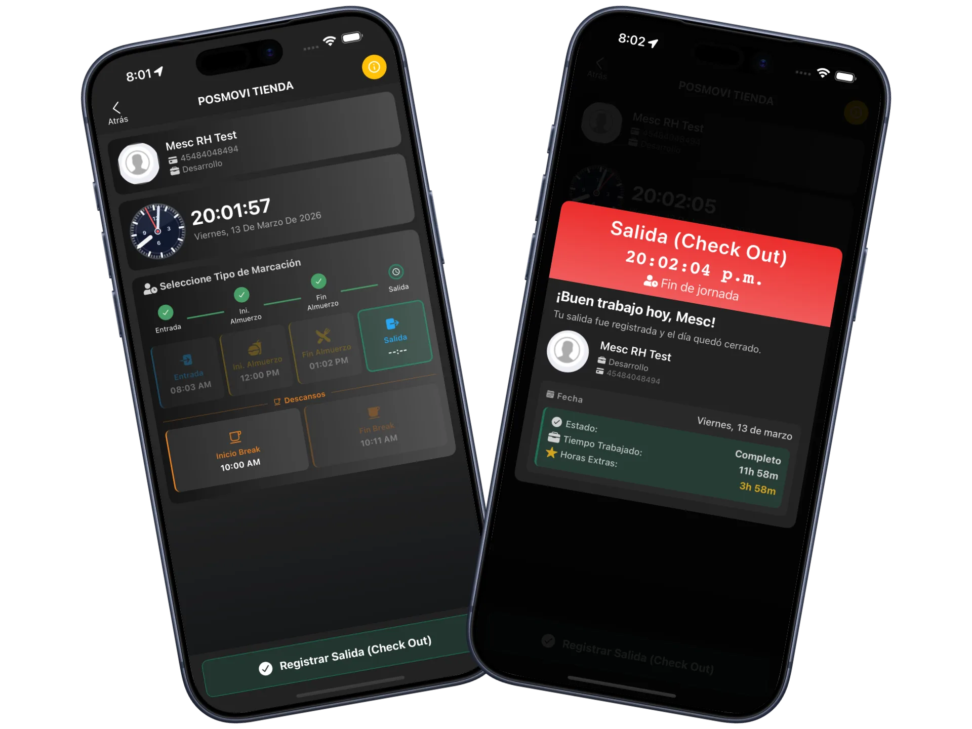 Sistema de Marcadas y Asistencia Posmovi