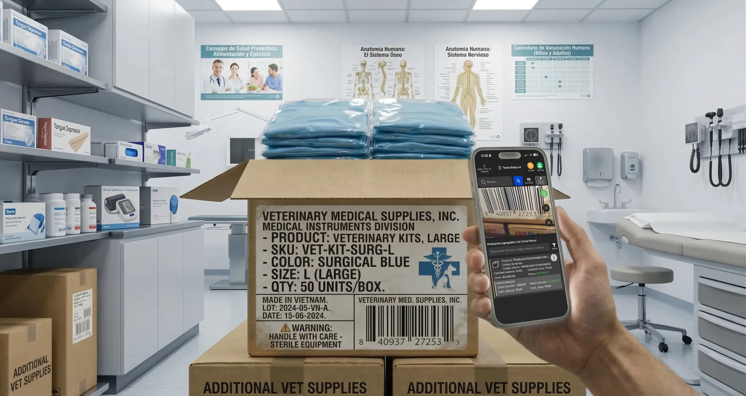 Toma Física de Inventario en Centro de Salud Posmovi