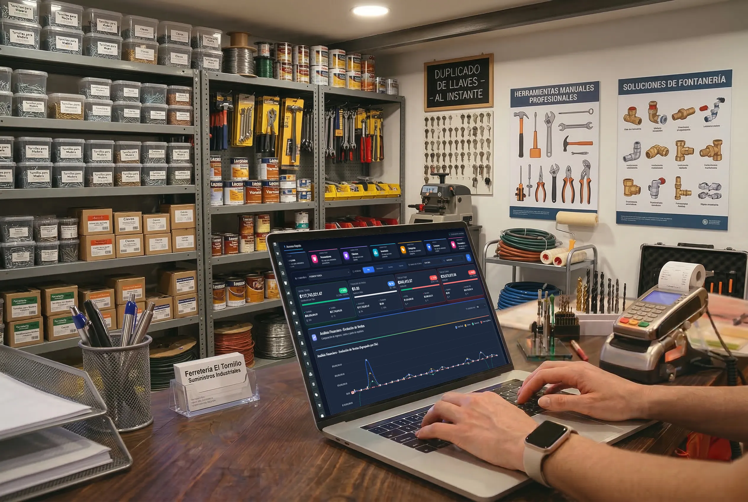 Reportes de Ventas de Ferretería