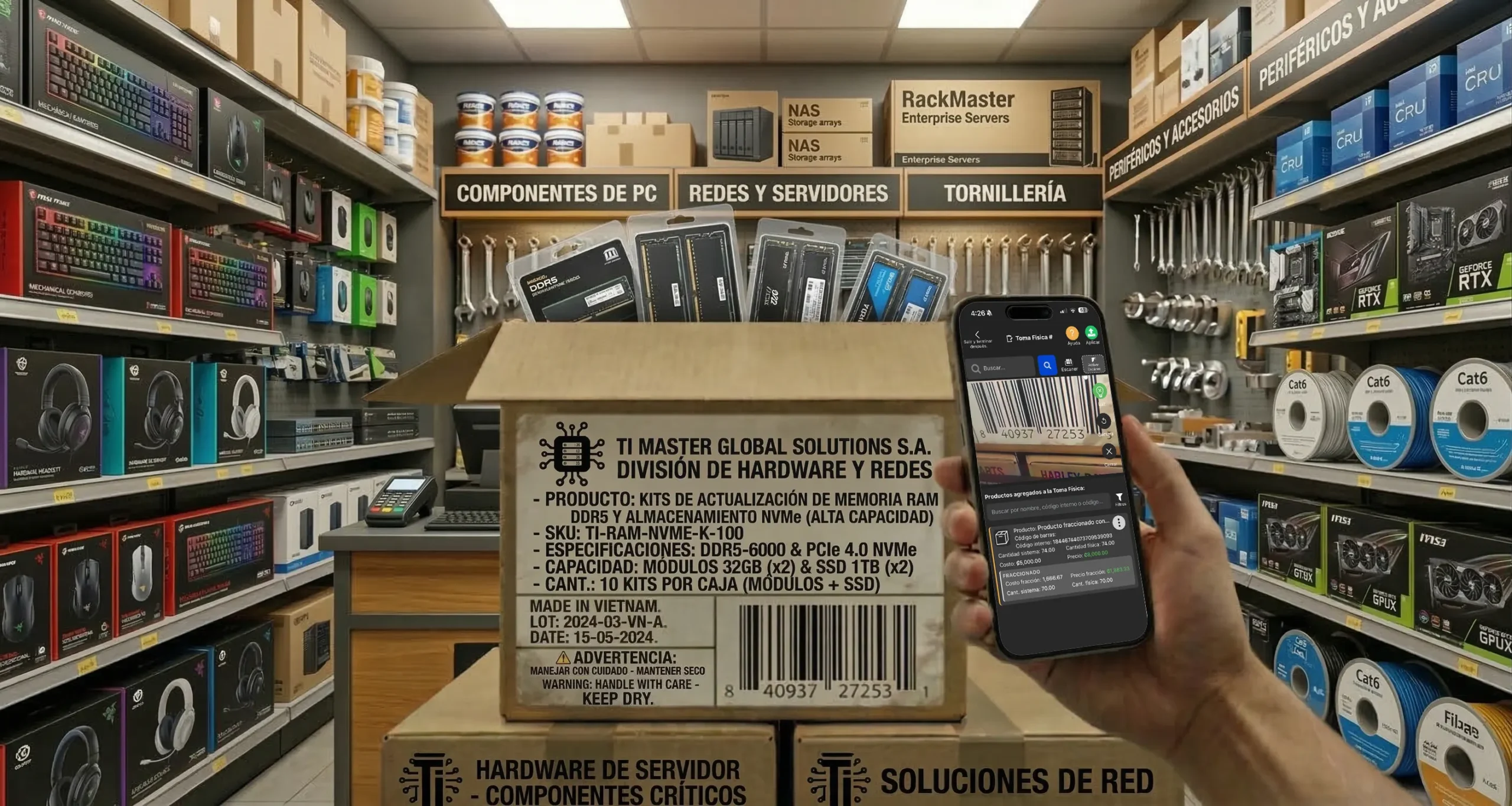 Toma Física de Inventario de Hardware y TI Posmovi