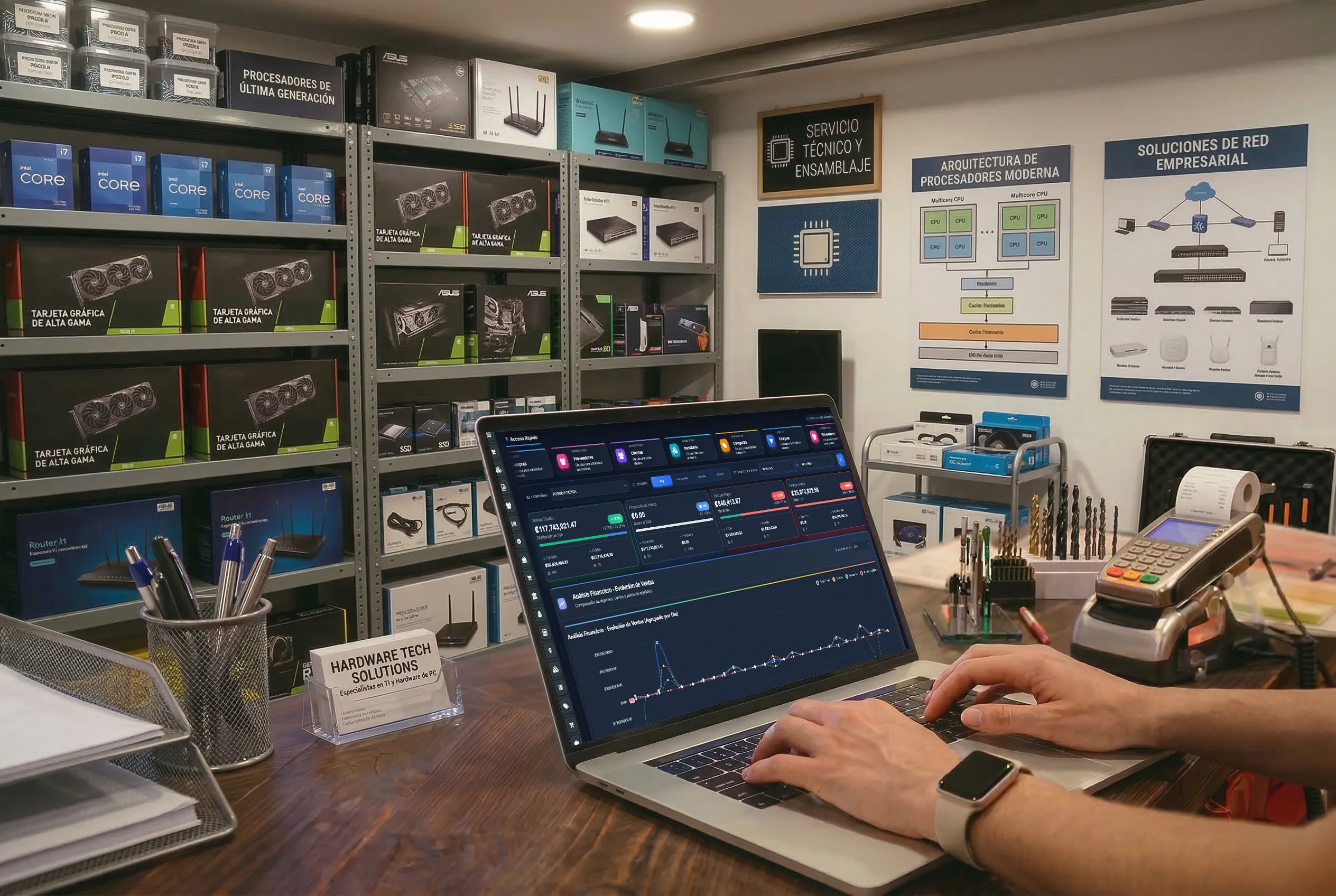 Reportes de Ventas de Hardware