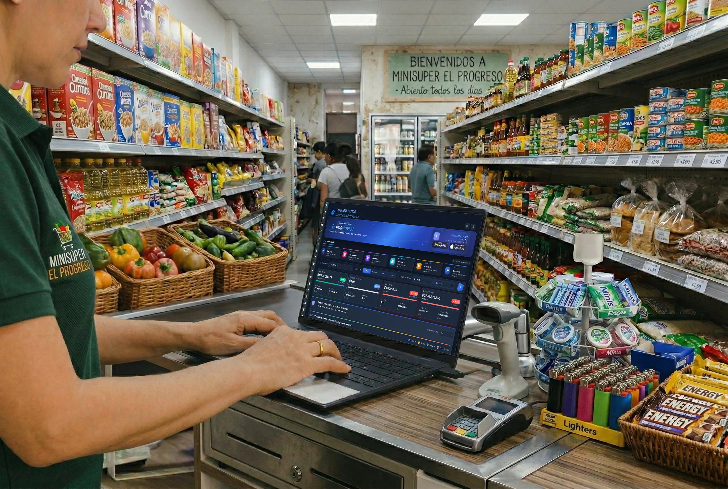 Sistema POS y Facturación para Tiendas de Abarrotes Posmovi