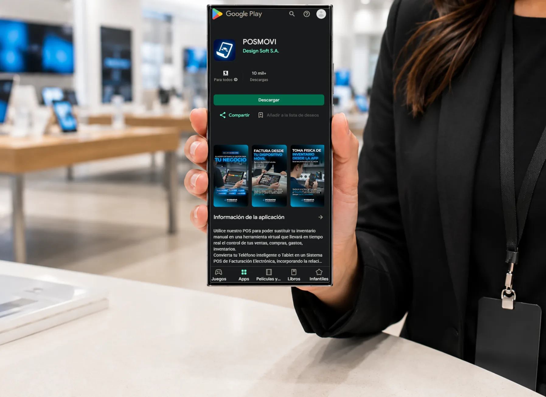 Aplicación POSMOVI para dispositivos Android