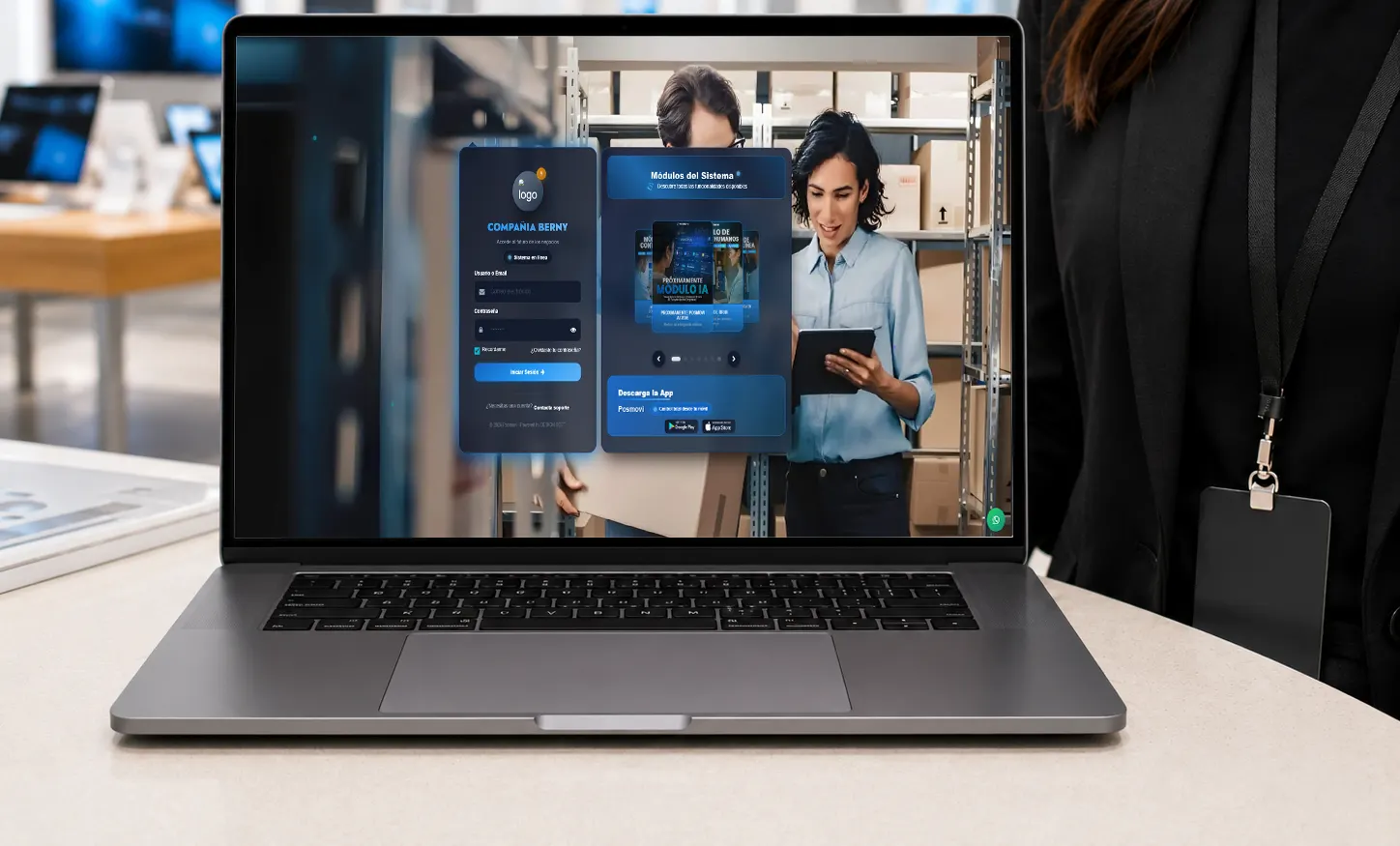 Acceso web al sistema POSMOVI