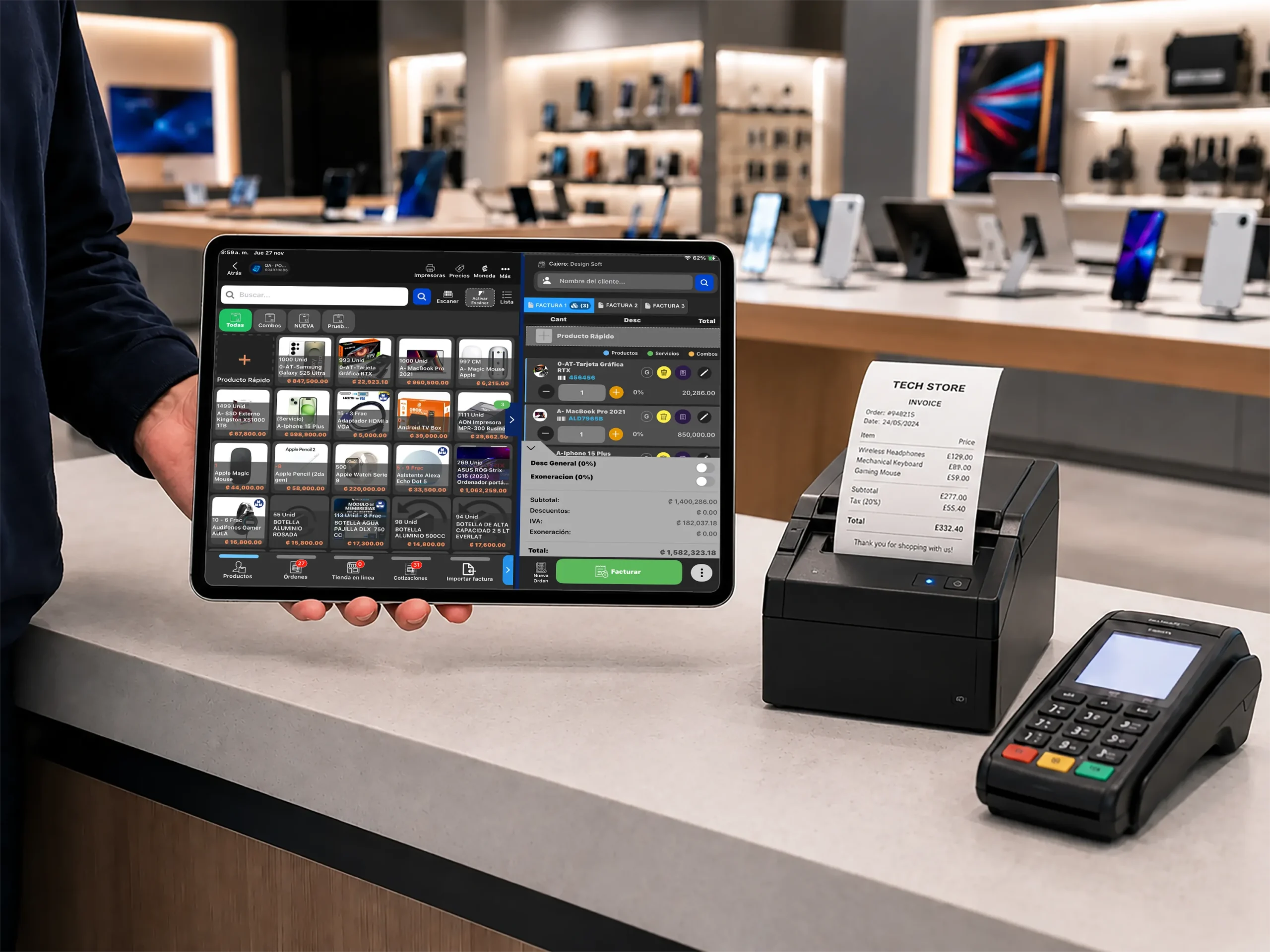 Software de Punto de Venta POSMOVI de diseño adaptable y moderno
